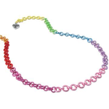 Charm It Rainbow Chain Necklace Kawaii Gifts 794187037446