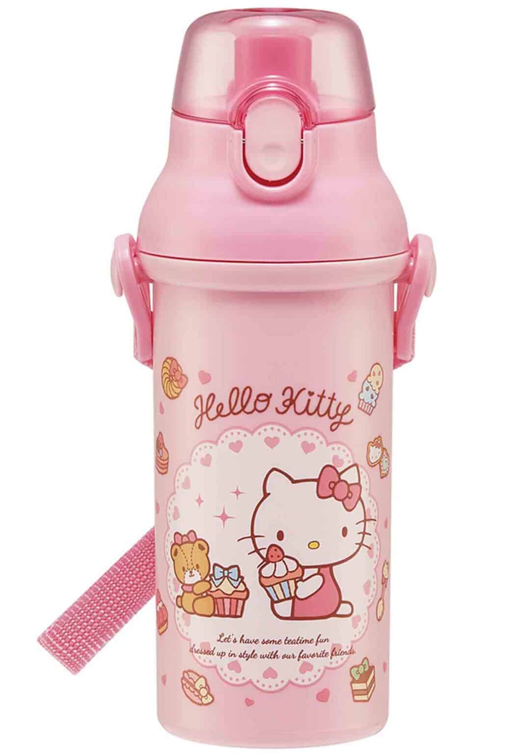 Clever Idiots Sanrio Friends Easy Pop-Up Water Bottle : Cinnamoroll, Hello Kitty, My Melody Hello Kitty Kawaii Gifts 4973307608230