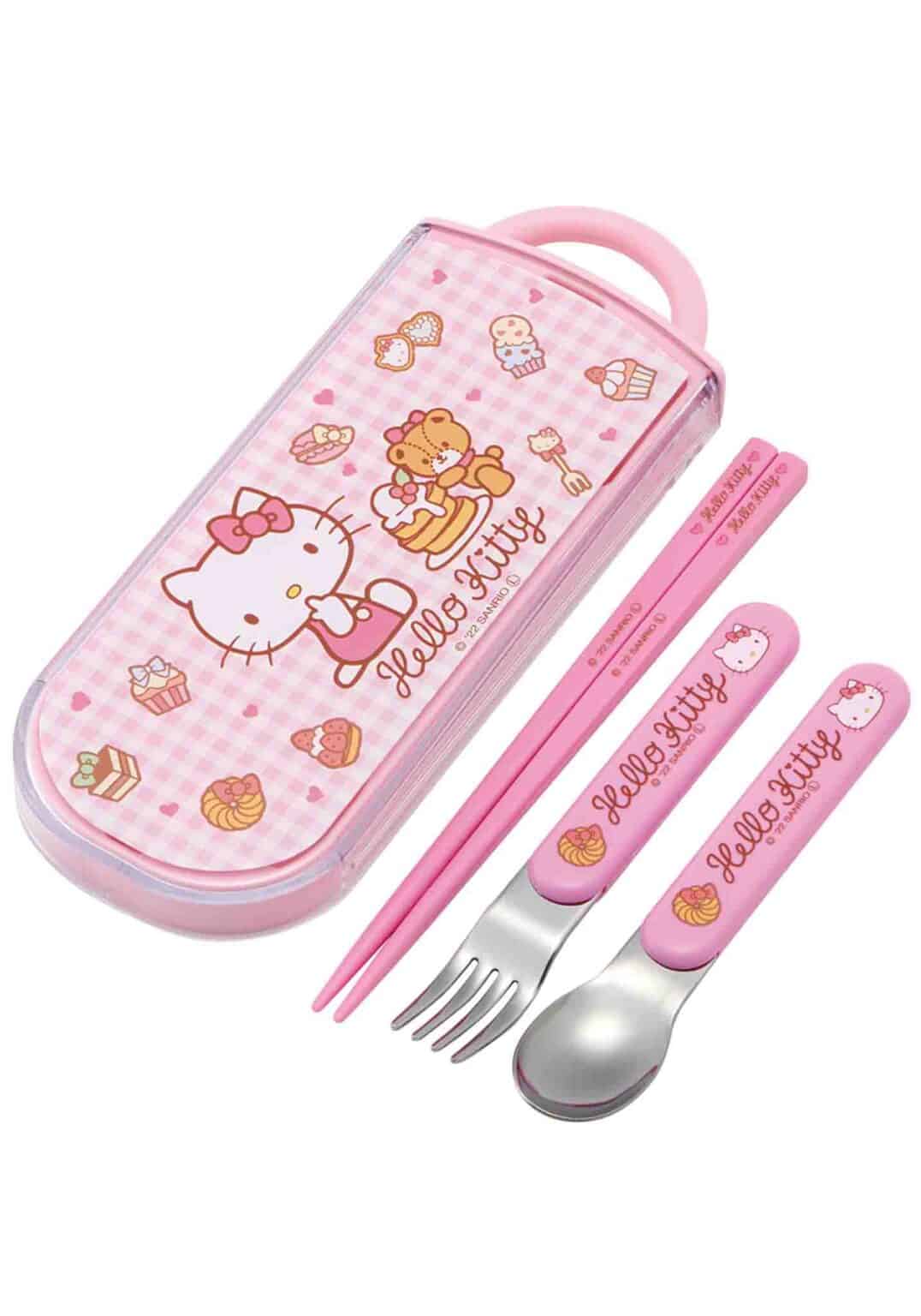 Kawaii Bear Cat Spoon Fork Cutlery Set - Kawaii Fashion Shop