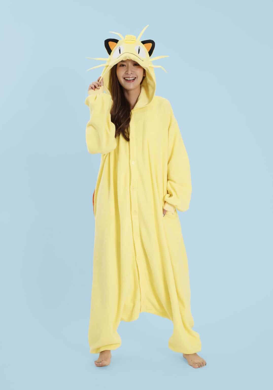 Clever Idiots Pokemon Meowth Kigurumi Adult-Size Costume Onesie Kawaii Gifts 4580052742722
