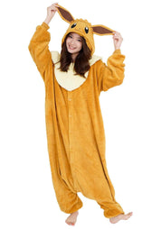 Clever Idiots Sazac Pokemon Eevee Kigurumi (Adult Size) Kawaii Gifts 4560419626155