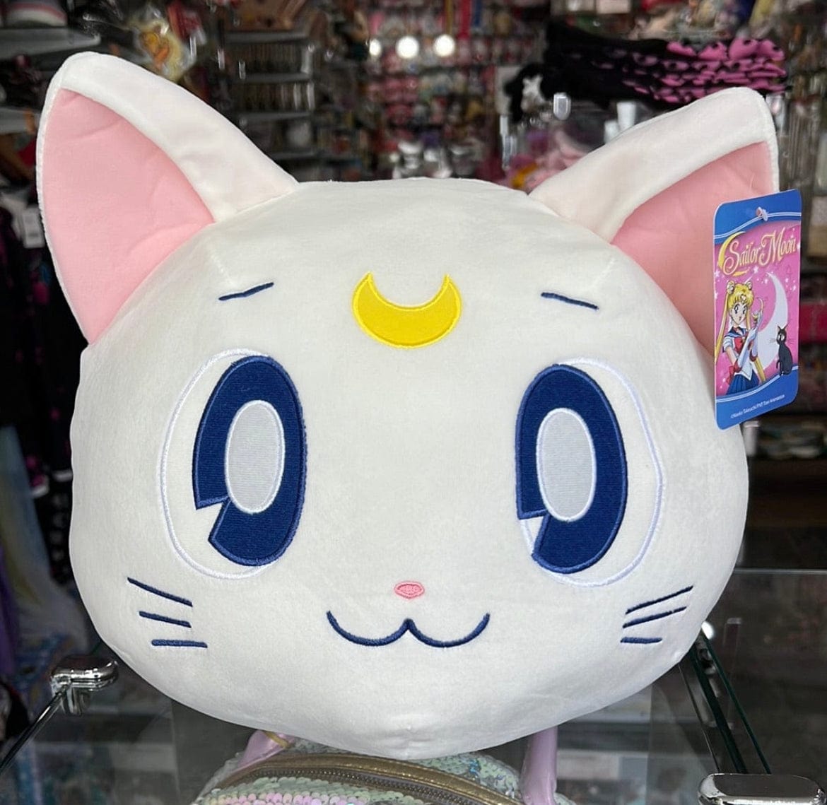 Clever Idiots Sailor Moon Luna & Artemis Cat Mochi Plush Pillows Kawaii Gifts