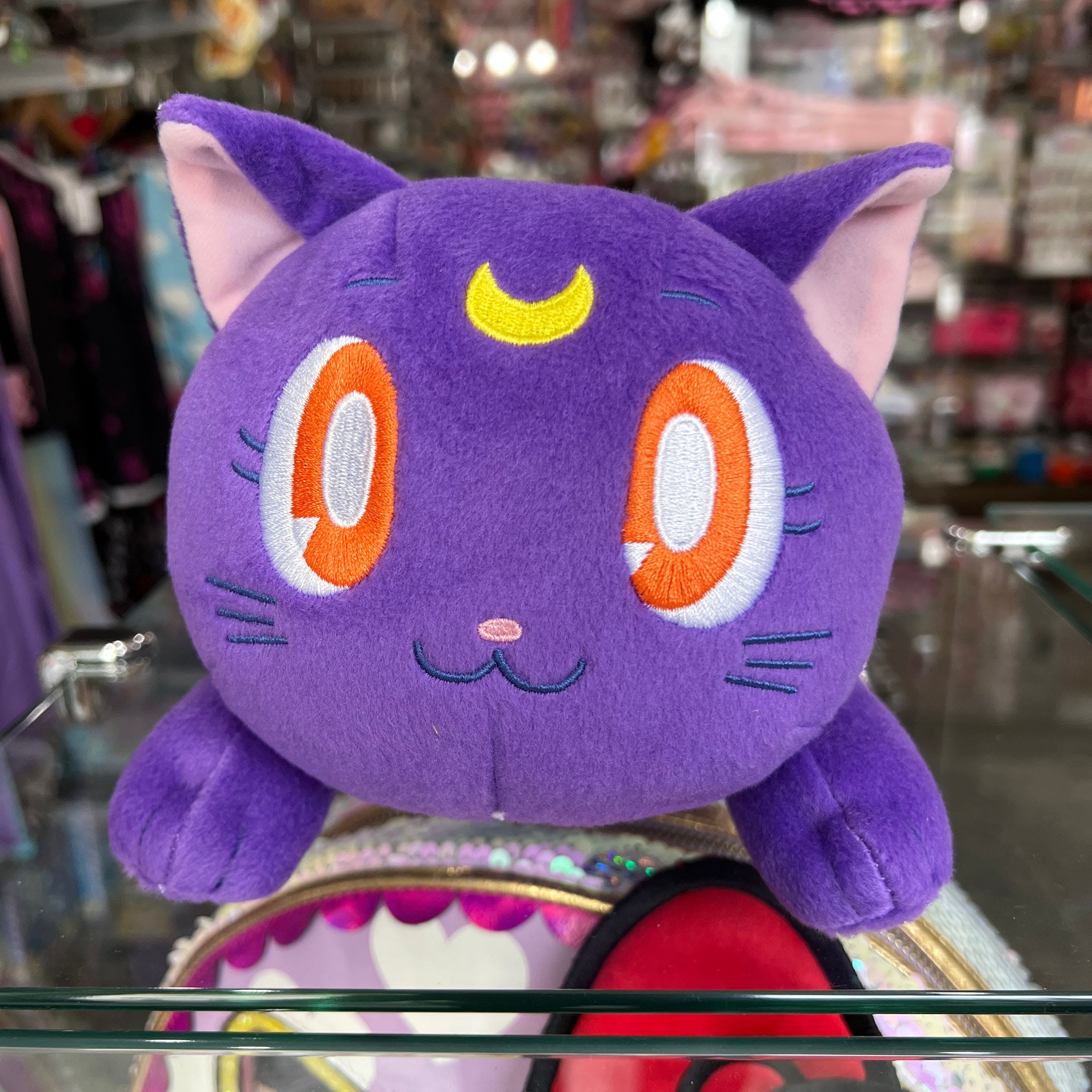 Clever Idiots Sailor Moon Luna Cat Plushies Looking Up Kawaii Gifts