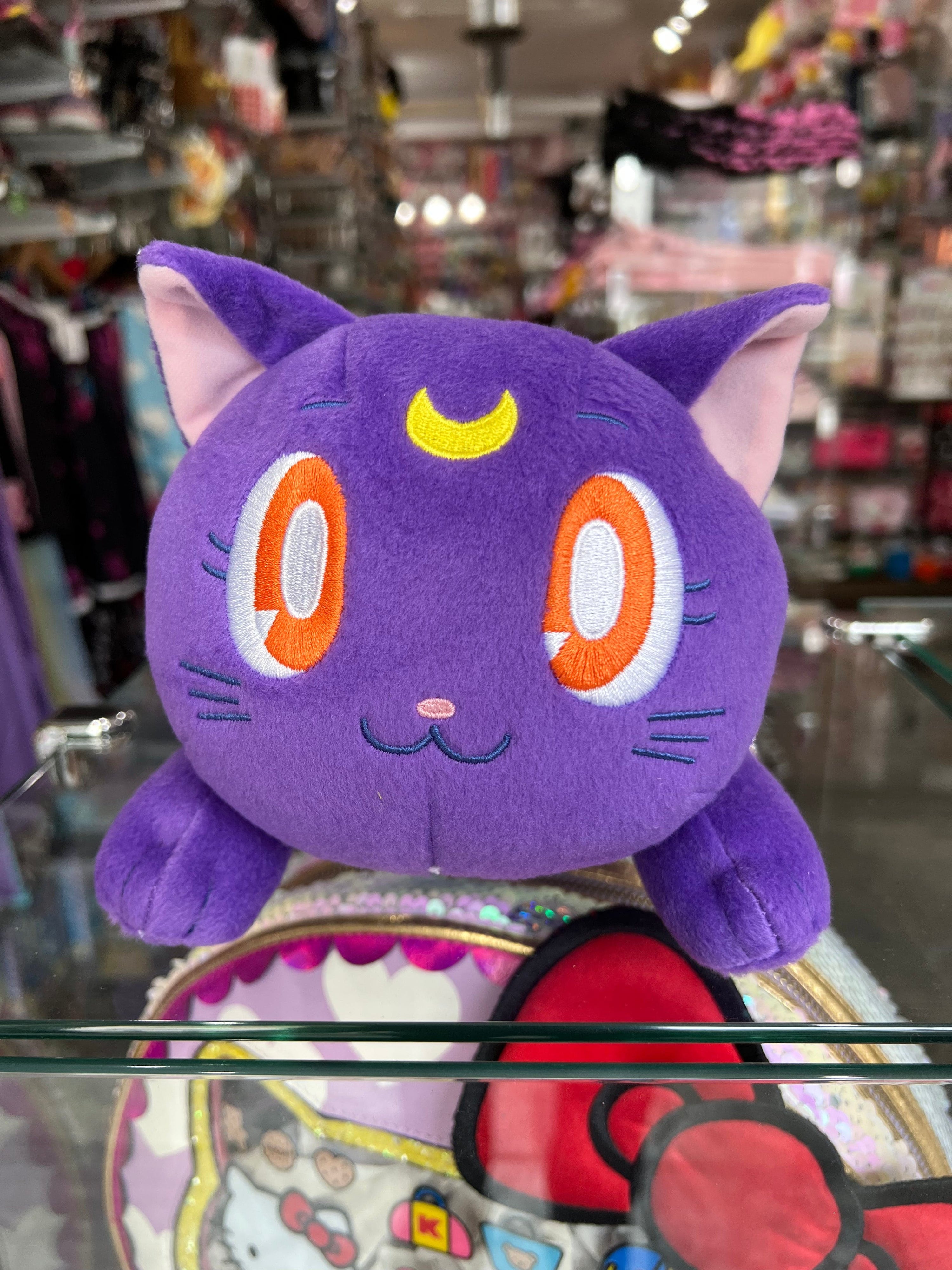 Clever Idiots Sailor Moon Luna Cat Plushies Looking Up Kawaii Gifts