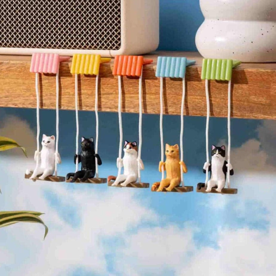 Clever Idiots Kitan Club: Cat On a Swing Surprise Box Kawaii Gifts 4580045307105