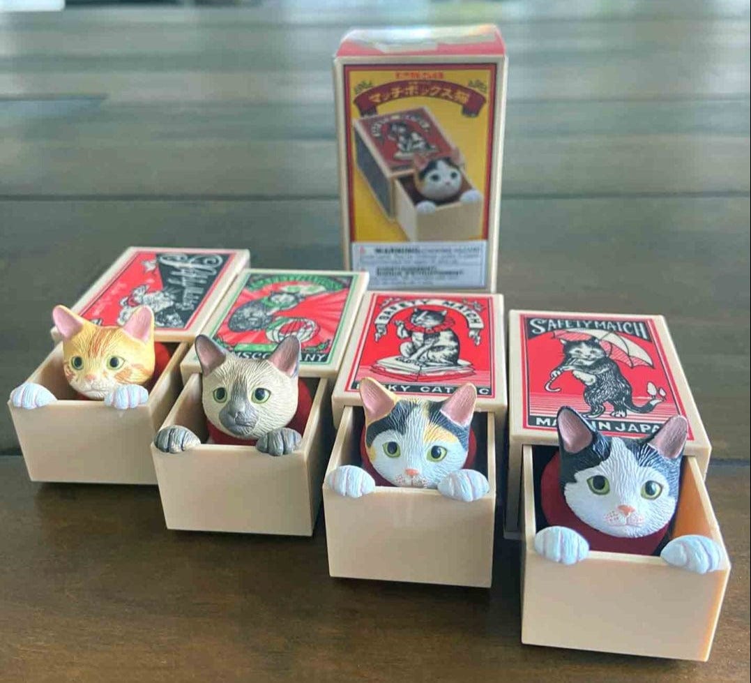 Clever Idiots Kitan Club: Cat Peek Matchbox Surprise Box Kawaii Gifts 4580045304876