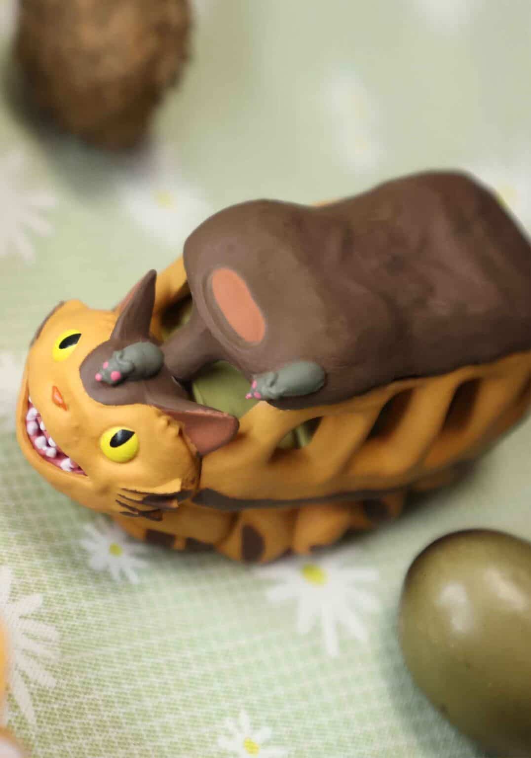 Clever Idiots My Neighbor Totoro 3" Cat Bus Figure Surprise Box Kawaii Gifts 4990593328611