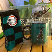 Culture Fly Demon Slayer Mug & Socks & Keychain Gift Set Kawaii Gifts 840070933996