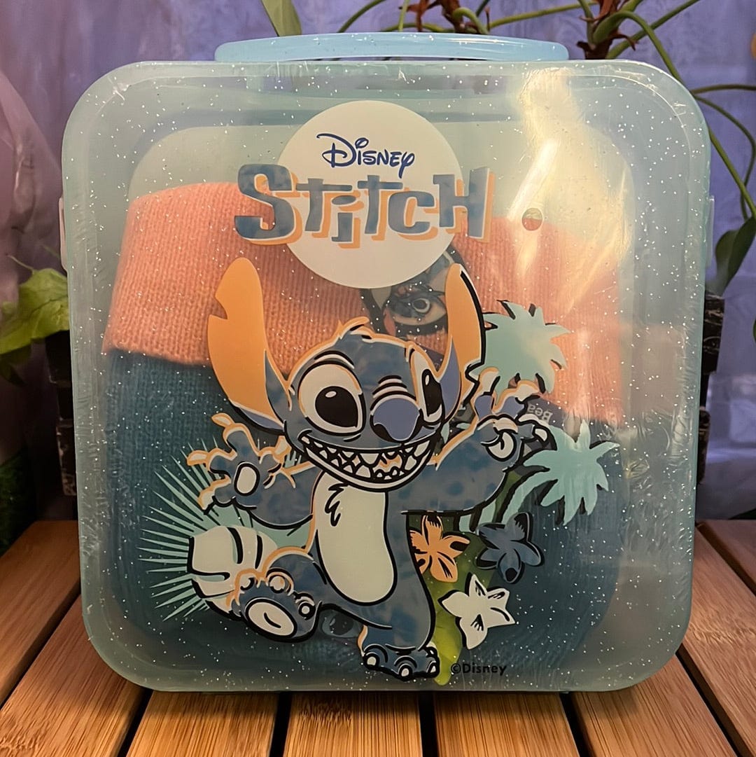 Culture Fly Lilo And Stitch Kids Winter 6-Piece Gift Set: Notebook, Keychain, Bracelet, Magnet, Hat & Gloves Kawaii Gifts 840070934313