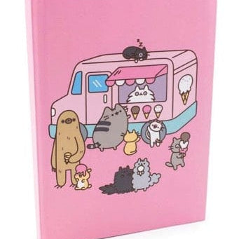 Culture Fly Pusheen Ice Cream Hard Cover Notebook Kawaii Gifts 889560372549