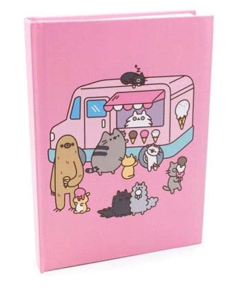 Culture Fly Pusheen Ice Cream Hard Cover Notebook Kawaii Gifts 889560372549