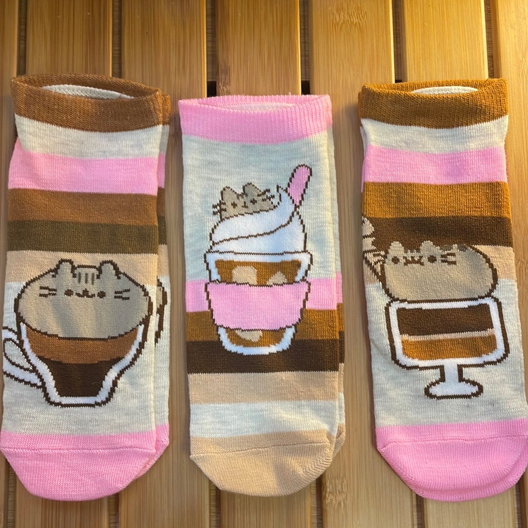 Culture Fly Pusheen Bistro Ankle Socks Kawaii Gifts 840070929173