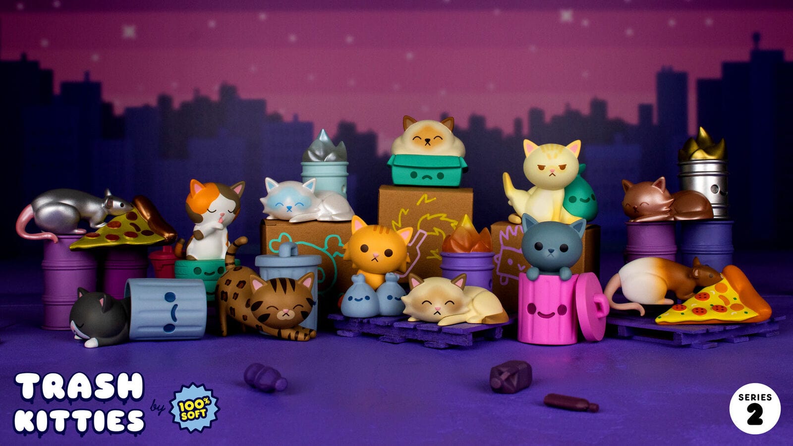 Disburst Trash Kitties Series 2 Surprise Box Kawaii Gifts 810082910292
