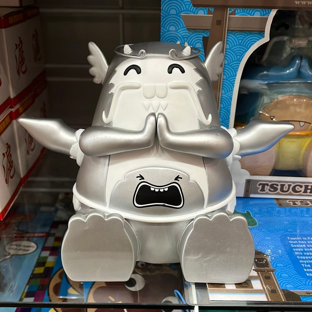 DKE Tsuchi Father Earth Vinyl SILVER by Munky King Kawaii Gifts 891457001241