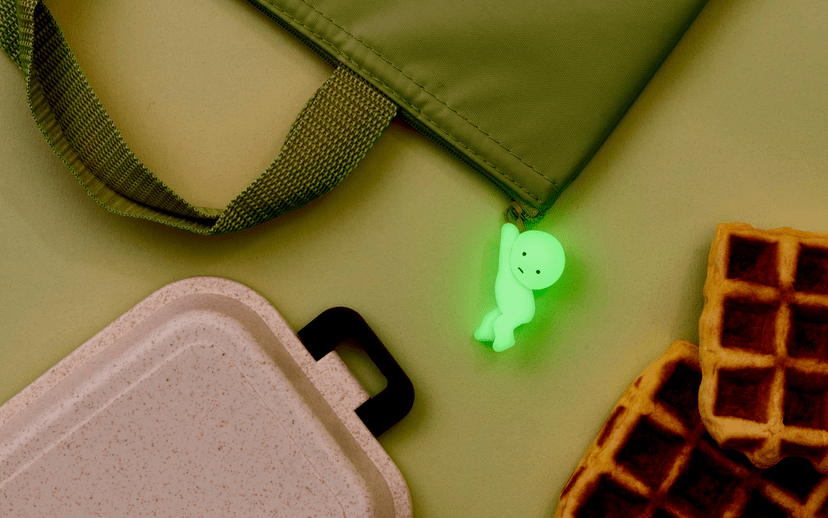 Dreams USA Smiski Zipperbites Glow In the Dark Hanging On Kawaii Gifts