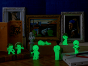 Dreams USA Smiski Museum 3" GID Figure Surprise Box Kawaii Gifts 4542202662670