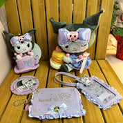 Enesco Kuromi Cafe Mirror Charm Keychain Kawaii Gifts 4901610880906