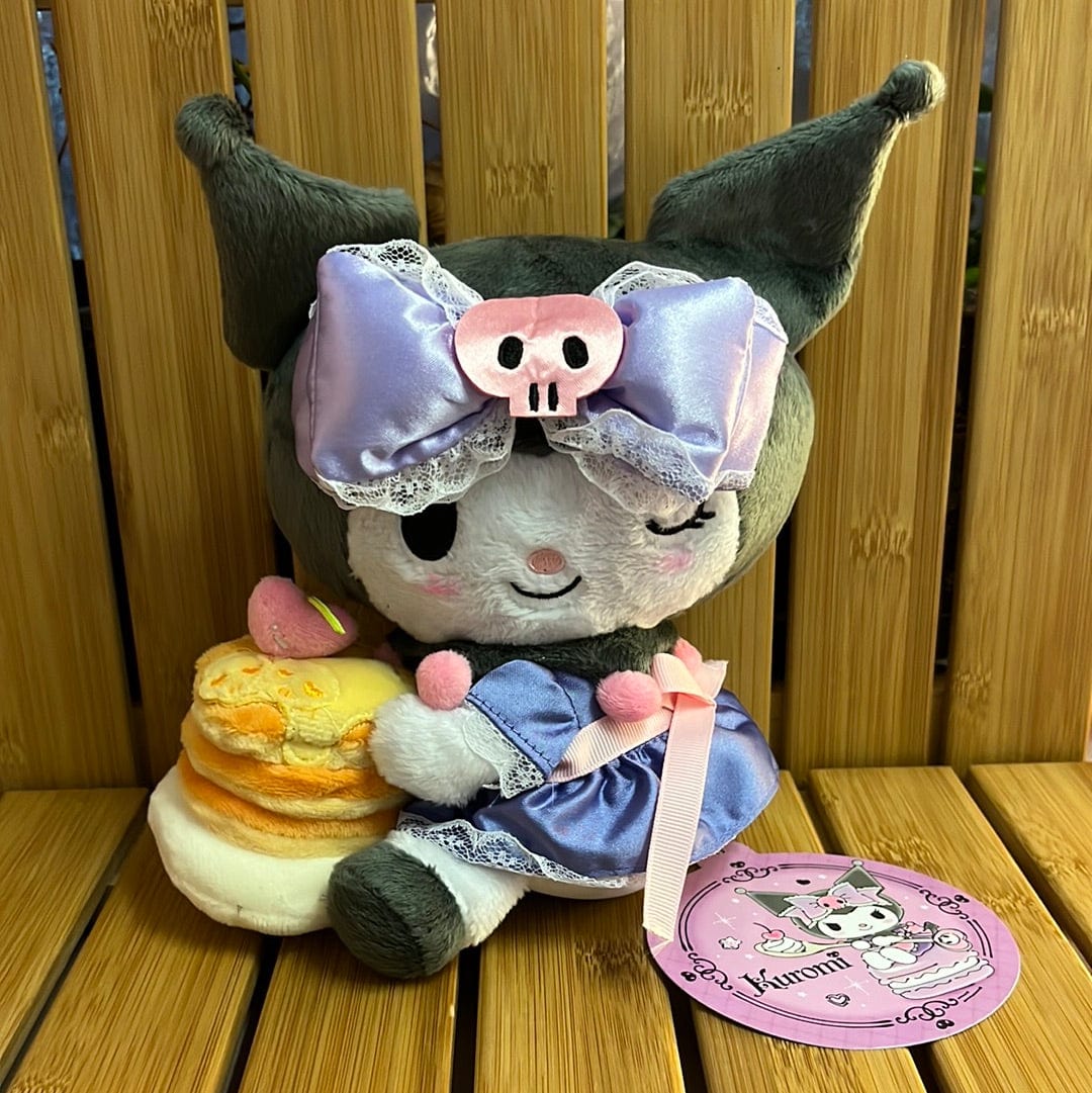 Enesco Kuromi Cafe Pancakes 8" Plush Kawaii Gifts 4901610880753