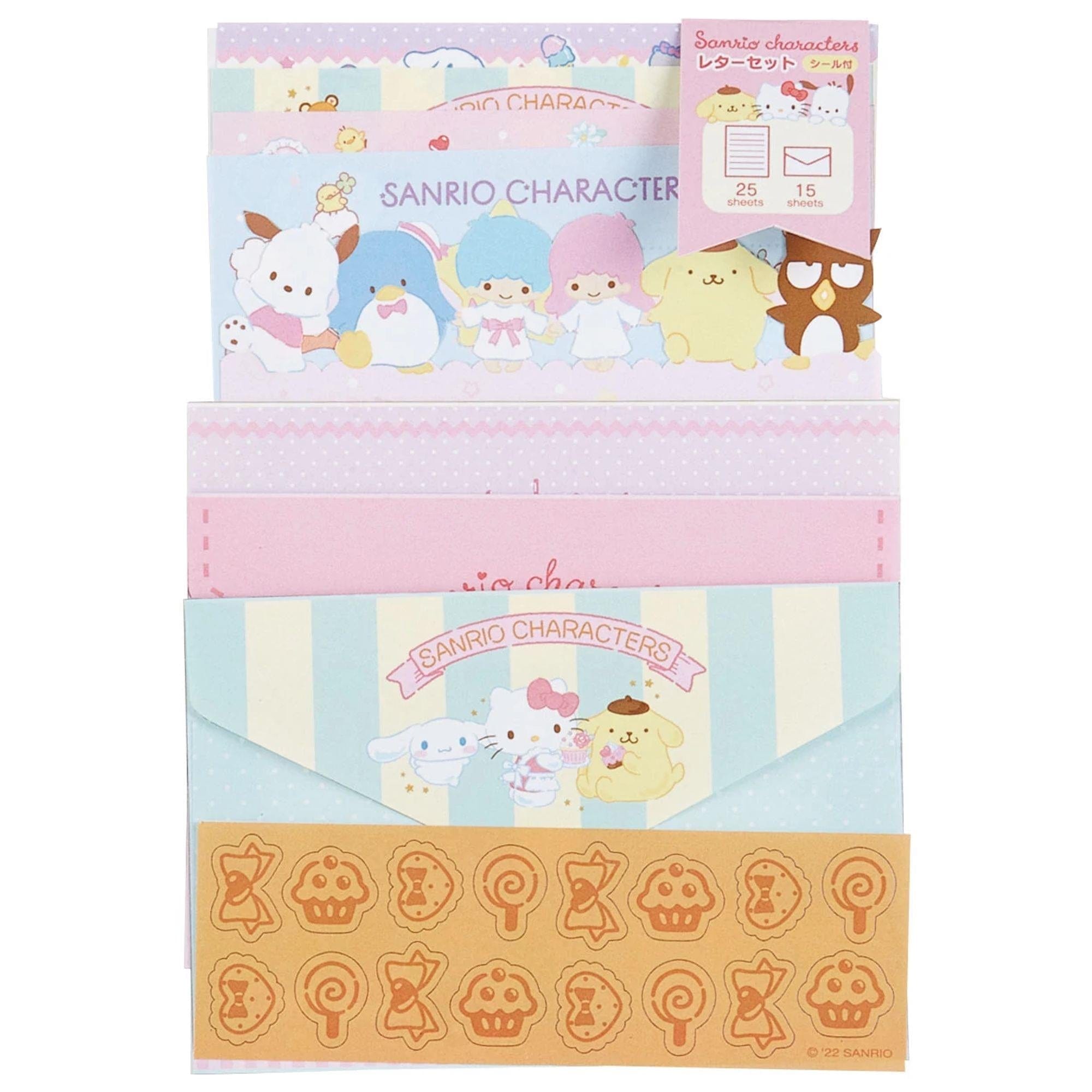 Enesco Sanrio Letter Set All Characters Kawaii Gifts 4550337589403