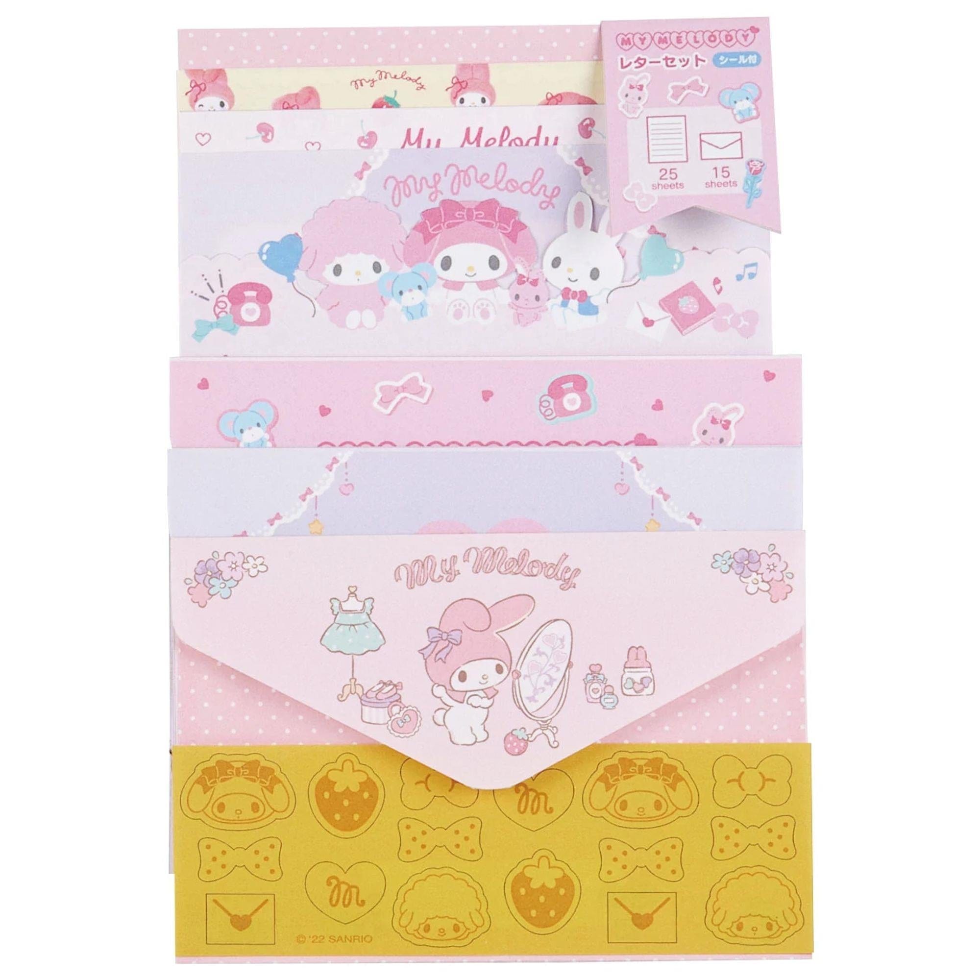 Enesco Sanrio Letter Set My Melody Kawaii Gifts 4550337589236