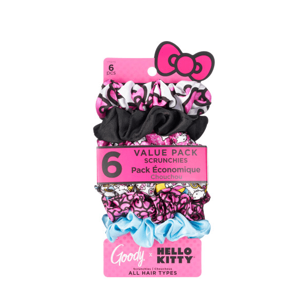 Goody Goody Hello Kitty 6pc Scrunchies Kawaii Gifts 041457179758