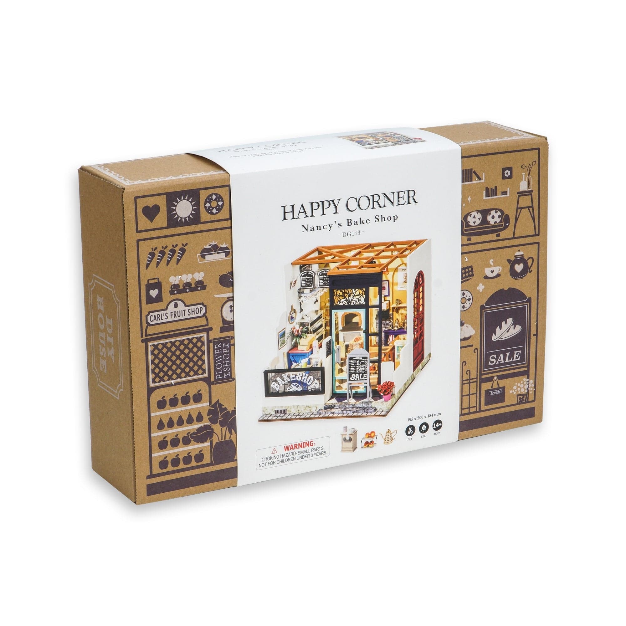 Hands Craft Bake Shop DIY Miniature Dollhouse Kit Kawaii Gifts 850005994848