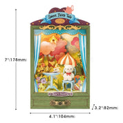 Hands Craft Bear's Sweetie DIY Miniature House (Theater Box) Kit With Drawer Kawaii Gifts
