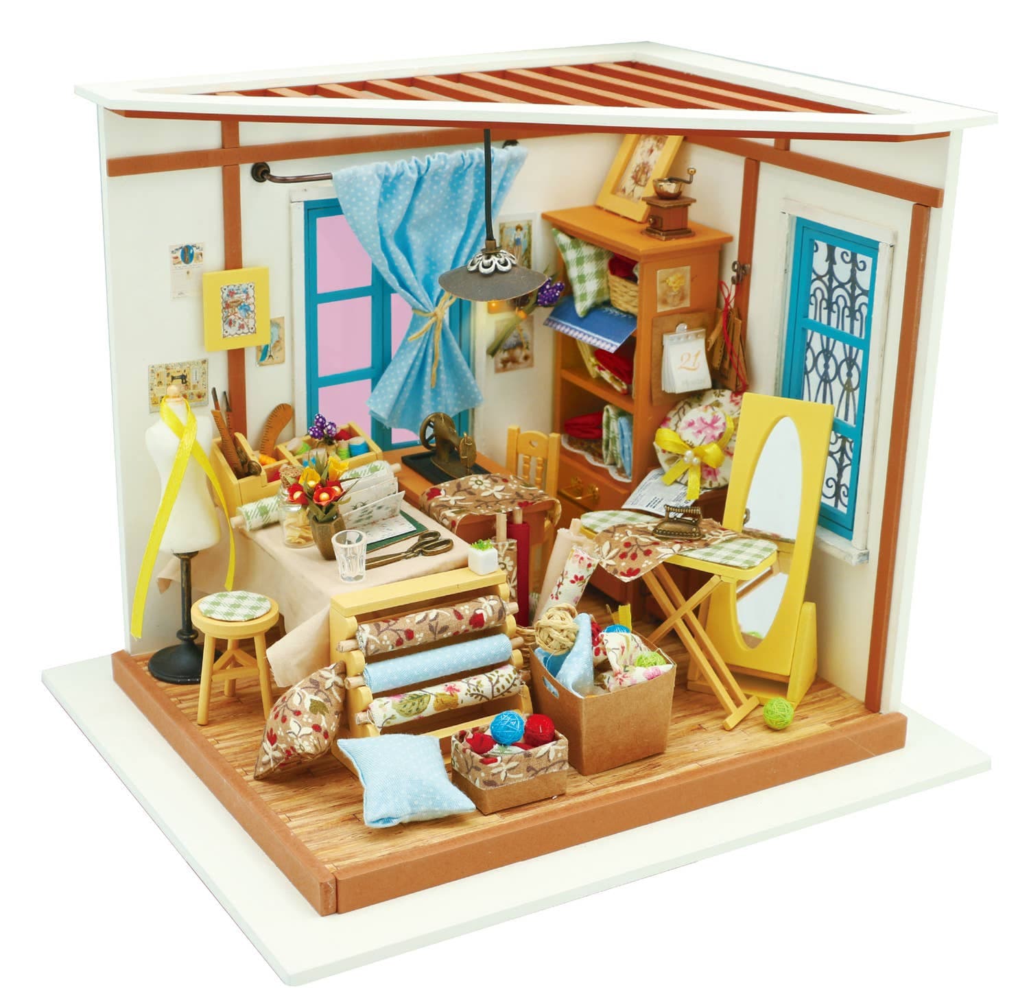 Hands Craft DG101, Lisa's Tailor DIY Miniature Dollhouse Kit Kawaii Gifts 850005994190