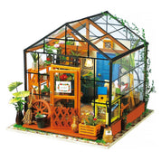 Hands Craft DG104, Cathy's Flower House DIY Miniature Dollhouse Kit Kawaii Gifts 819887023237