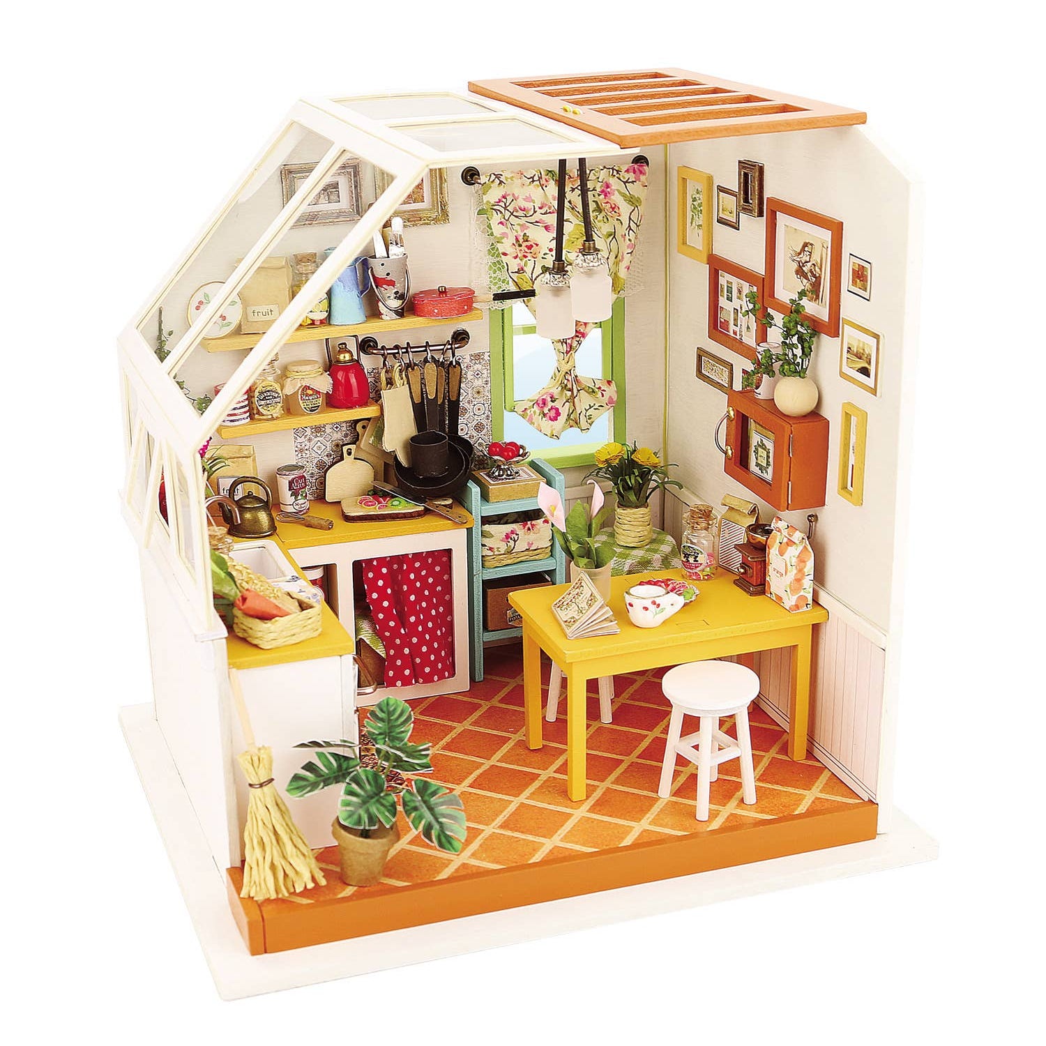 Hands Craft DG105. Jason's Kitchen DIY Miniature Dollhouse Kit Kawaii Gifts 819887023244
