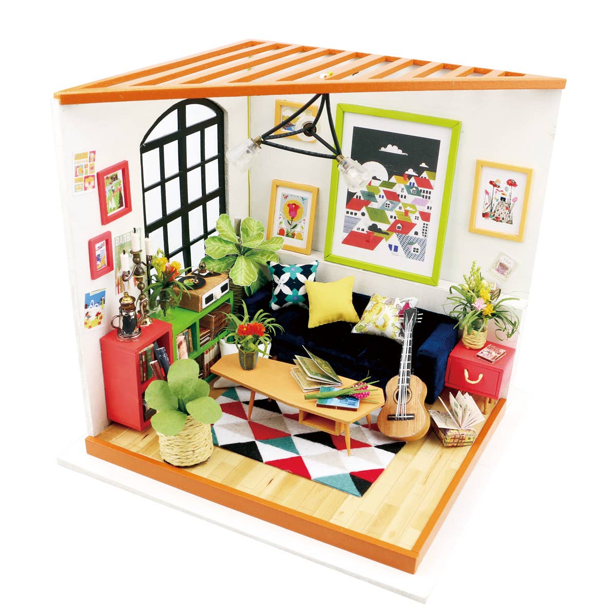 Hands Craft DG106, Locus' Sitting Room, DIY Miniature Dollhouse Crafting Kawaii Gifts 850005994206