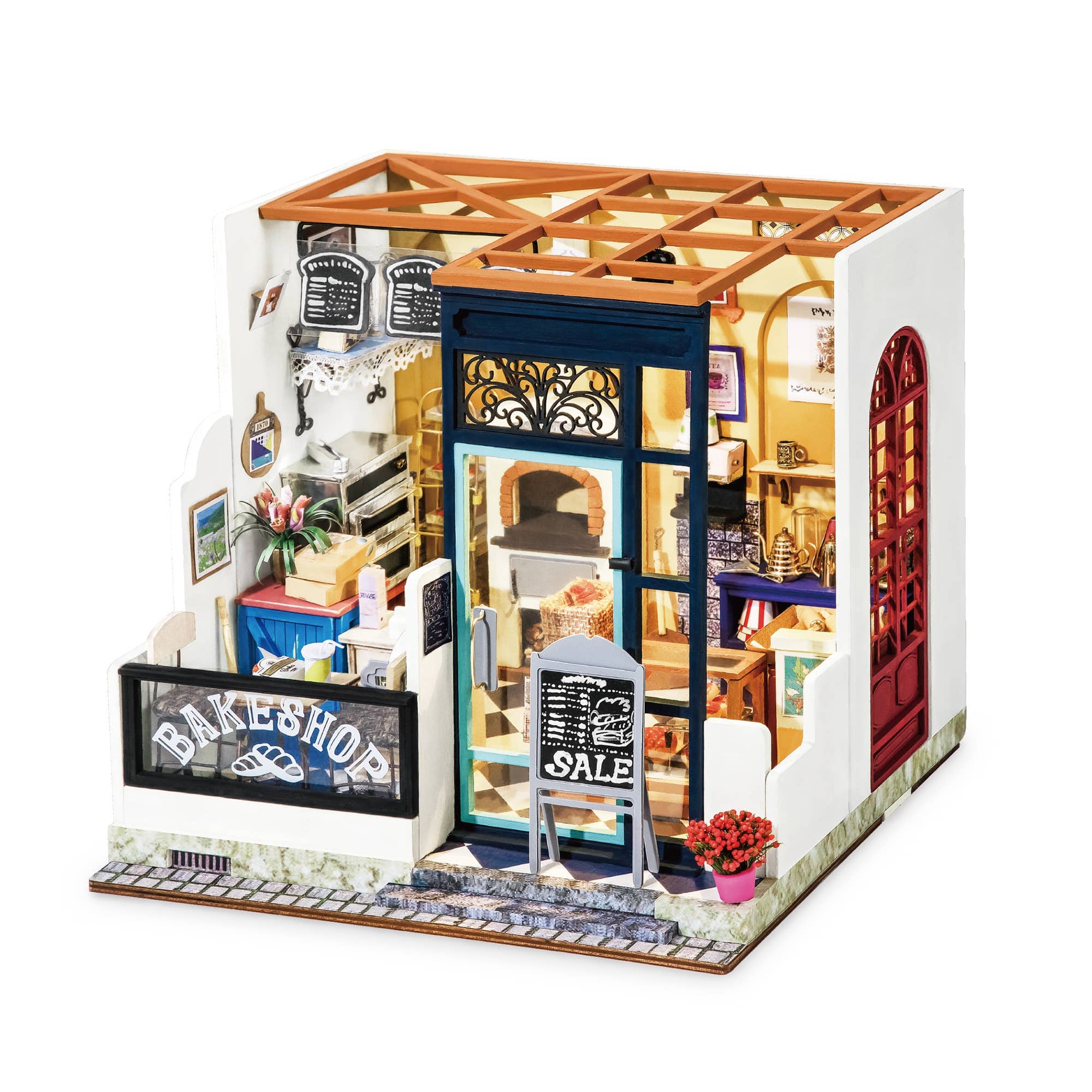 Hands Craft DG143, Bake Shop DIY Miniature Dollhouse Kit Kawaii Gifts 850005994848