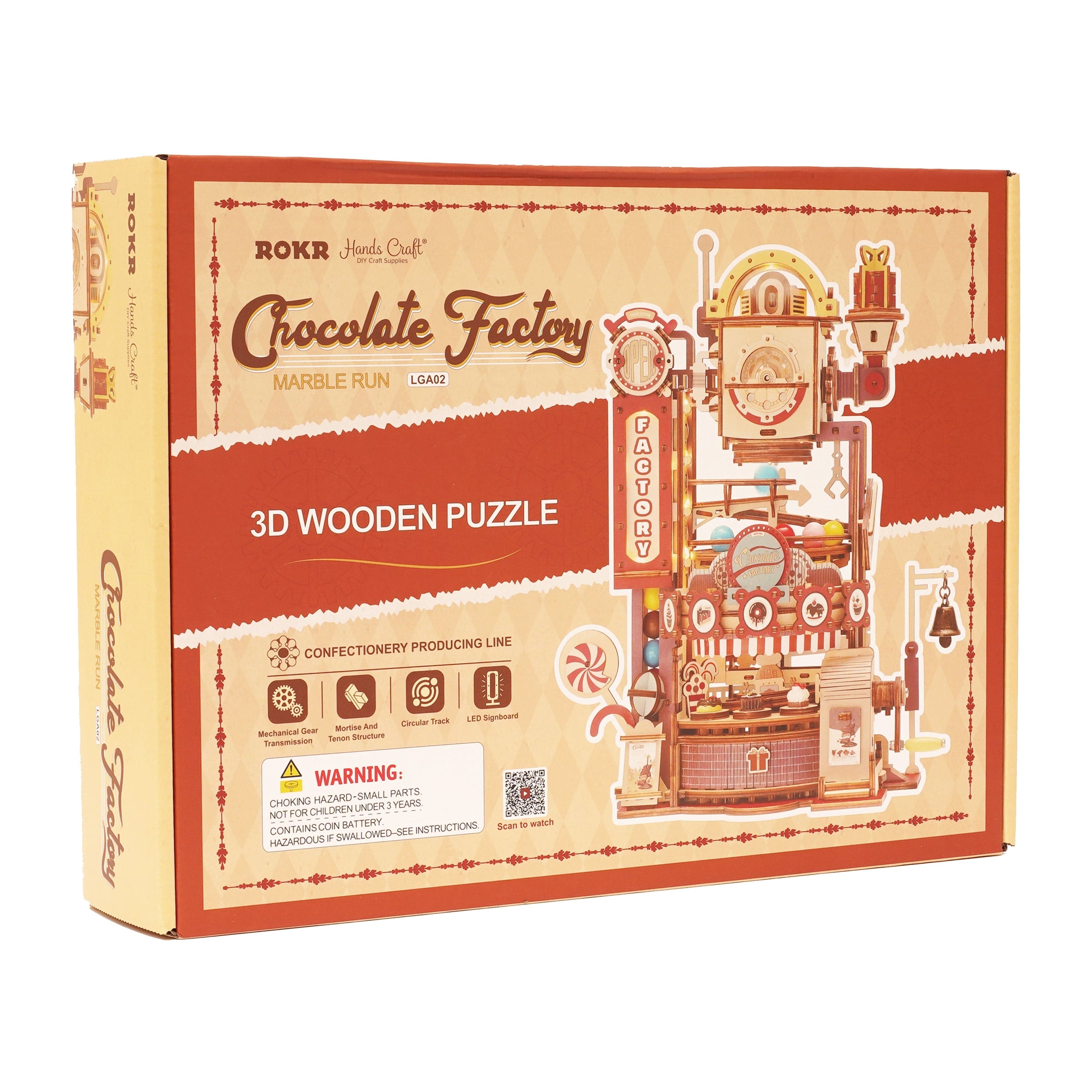 Hands Craft DIY Marble Run: Chocolate Factory Kawaii Gifts