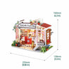 Hands Craft DIY Miniature Dollhouse Kit: Honey Ice-Cream Shop Kawaii Gifts 850026738261