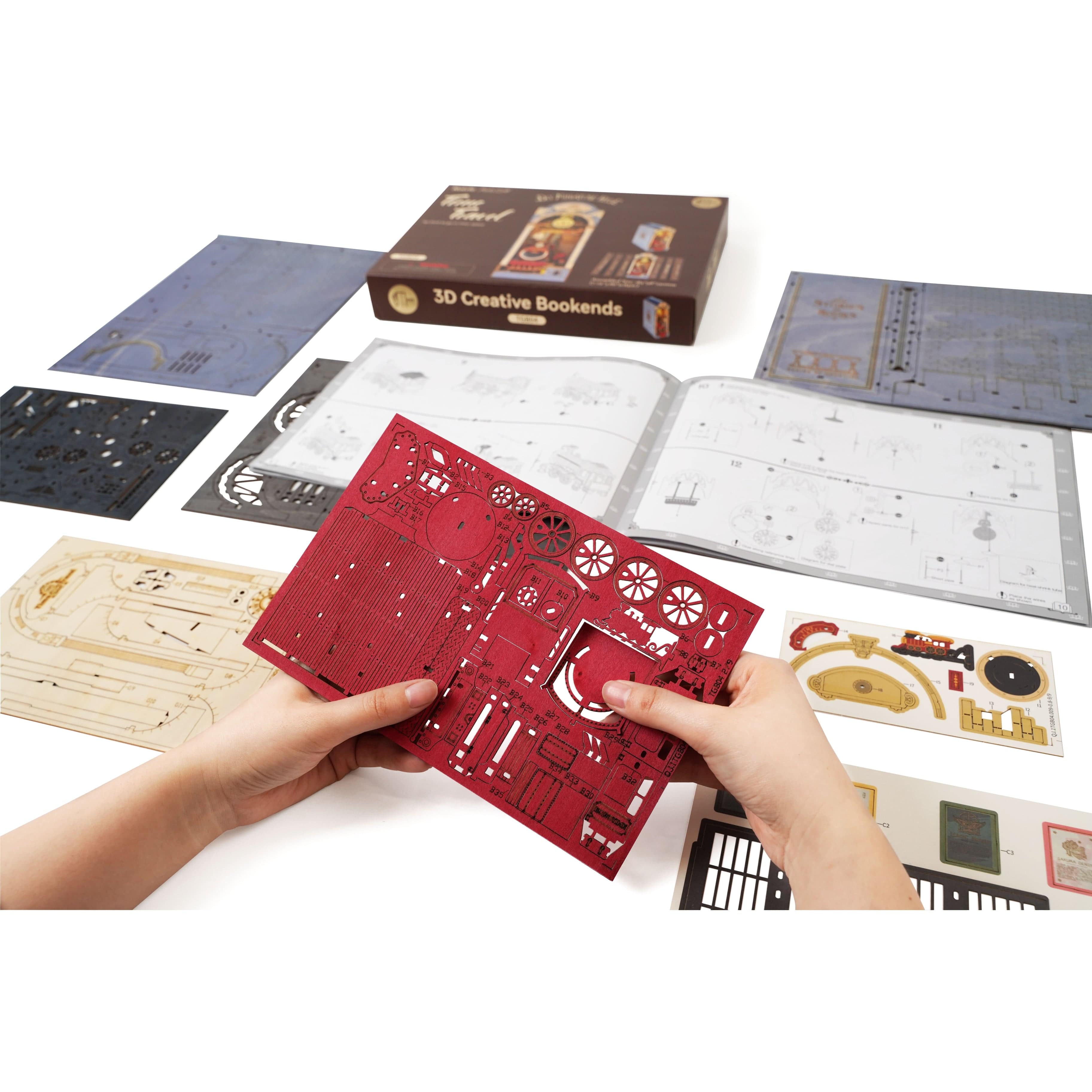 Hands Craft DIY Miniature House Book Nook Kit: Time Travel Kawaii Gifts 850026738872