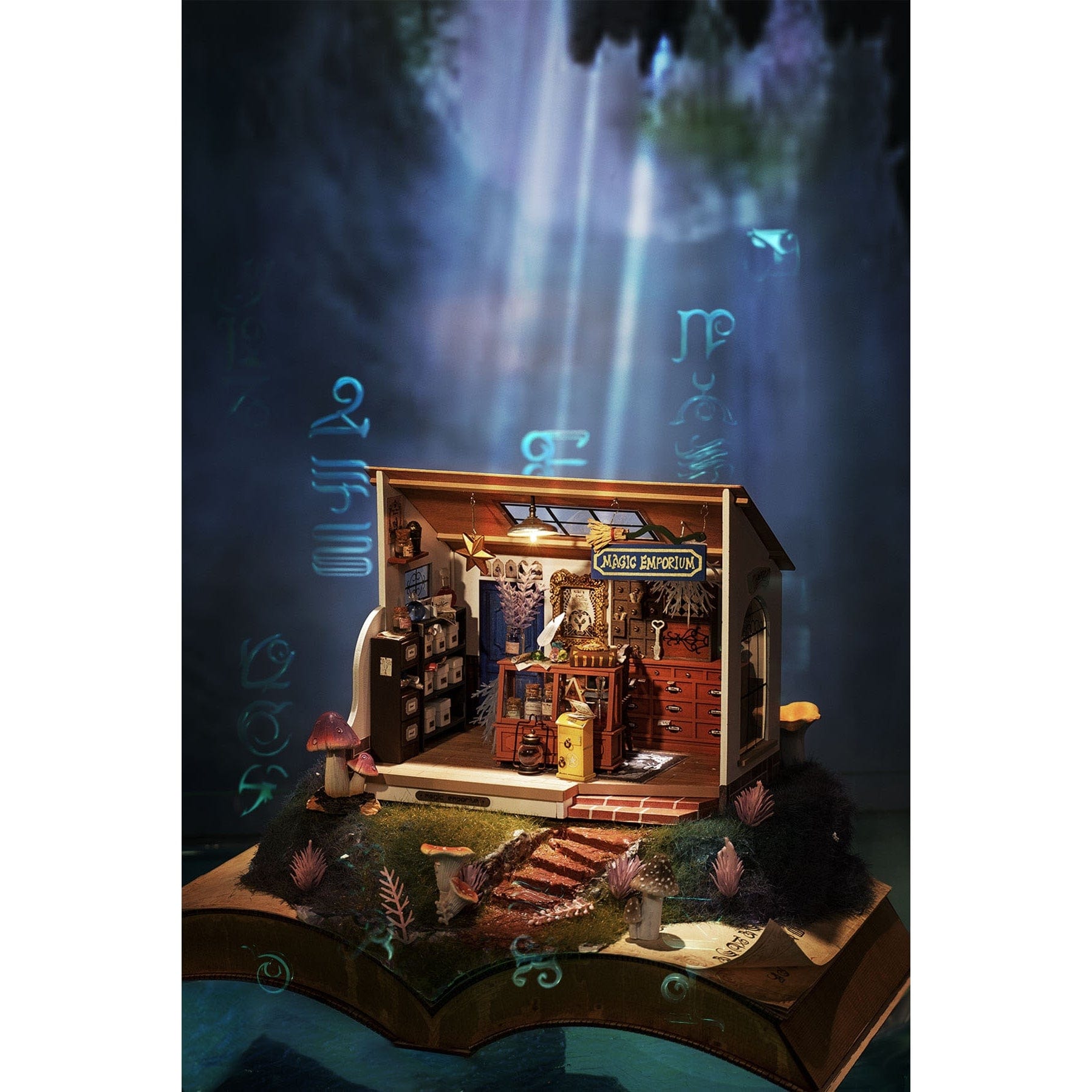 Hands Craft DIY Miniature House Kit: Kiki's Magic Emporium Kawaii Gifts