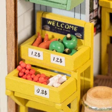Hands Craft DIY Miniature House Kit: Morning Fruit Store Kawaii Gifts 850026738490