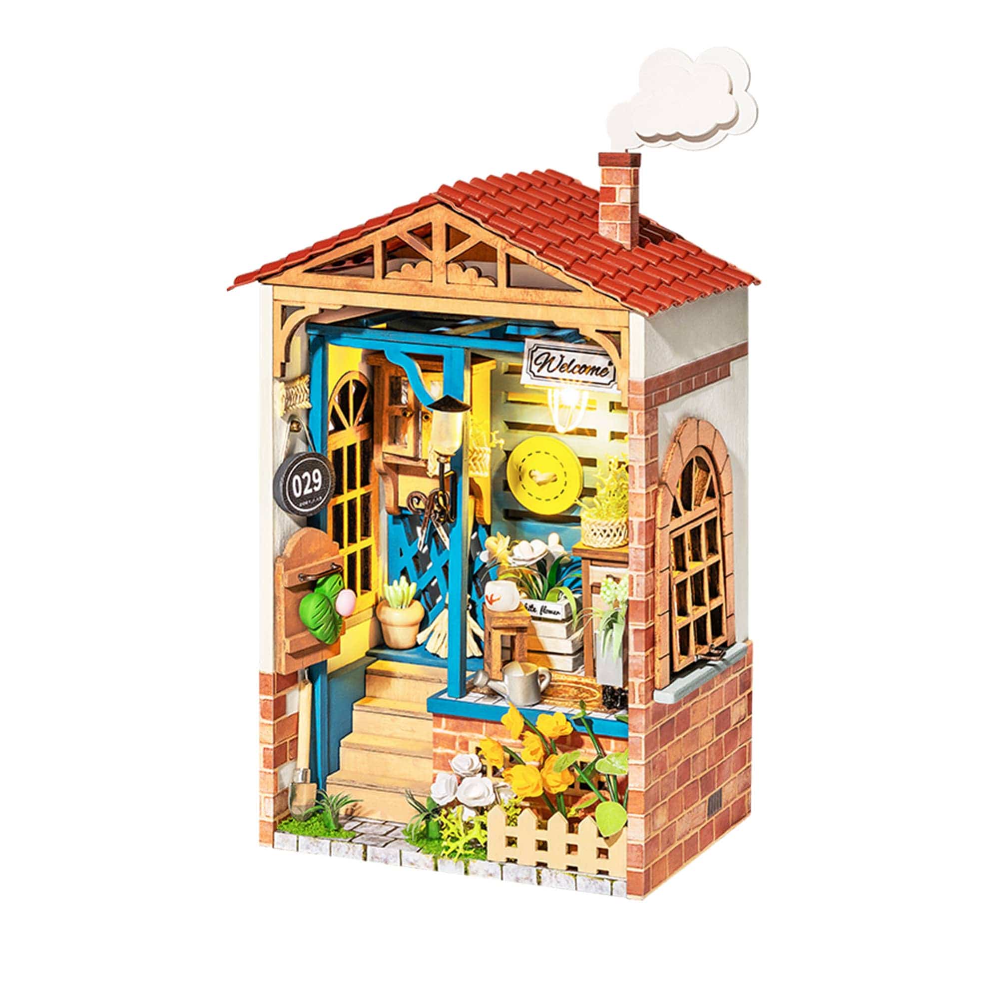 Hands Craft DS012, DIY Miniature House Kit: Dream Yard Kawaii Gifts