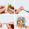 Hands Craft DS016, DIY Palm-Sized Miniature Dollhouse Kit: Sweet Dream (Bedroom) Kawaii Gifts 850026738322