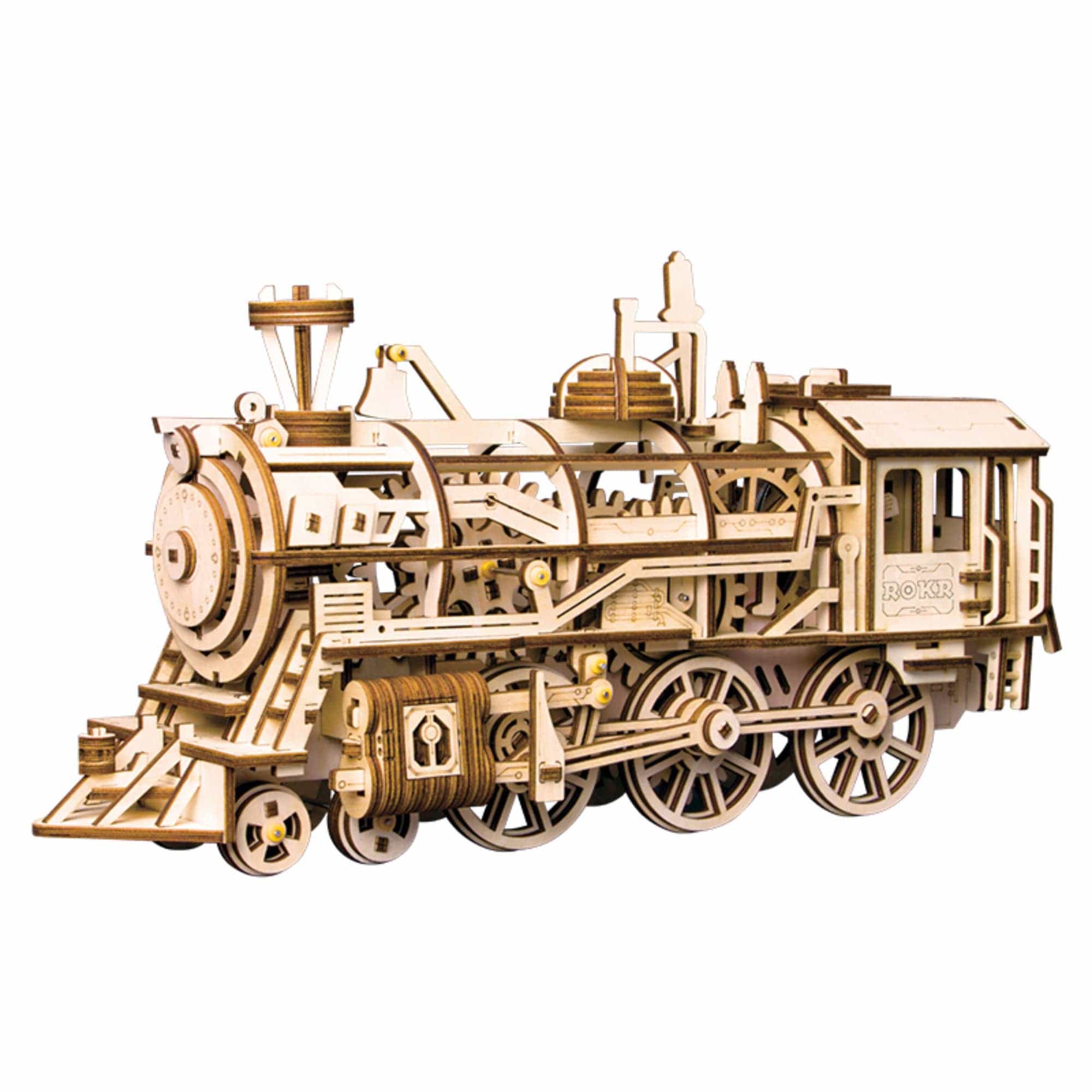 Hands Craft LK701, DIY Wooden Puzzle: Locomotive Kawaii Gifts 819887020298