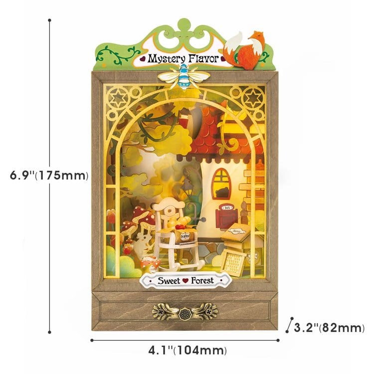 Hands Craft Sweet Forest DIY Miniature House (Theater Box) Kit with Drawer Kawaii Gifts