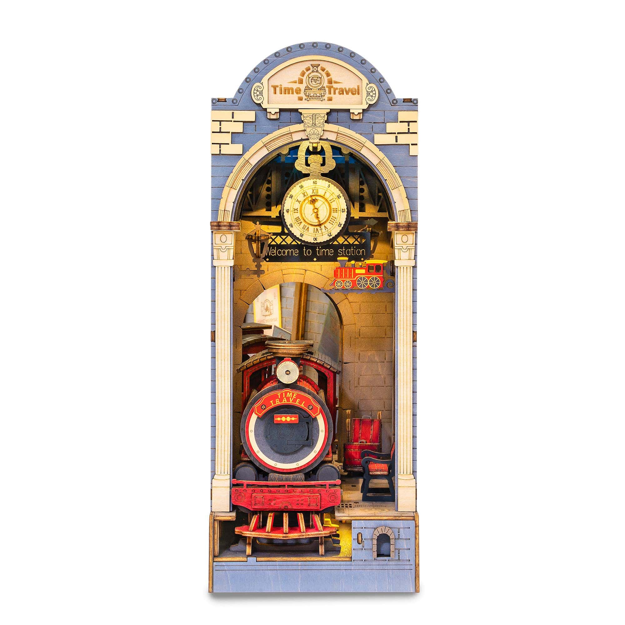 Hands Craft TGB04, DIY Miniature House Book Nook Kit: Time Travel Kawaii Gifts 850026738872