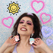 Irregular Choice Little Twin Stars Warm And Bright Earrings Kawaii Gifts 5052529692650
