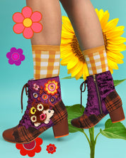 Irregular Choice Hedge Hugs Boots by Irregular Choice Kawaii Gifts