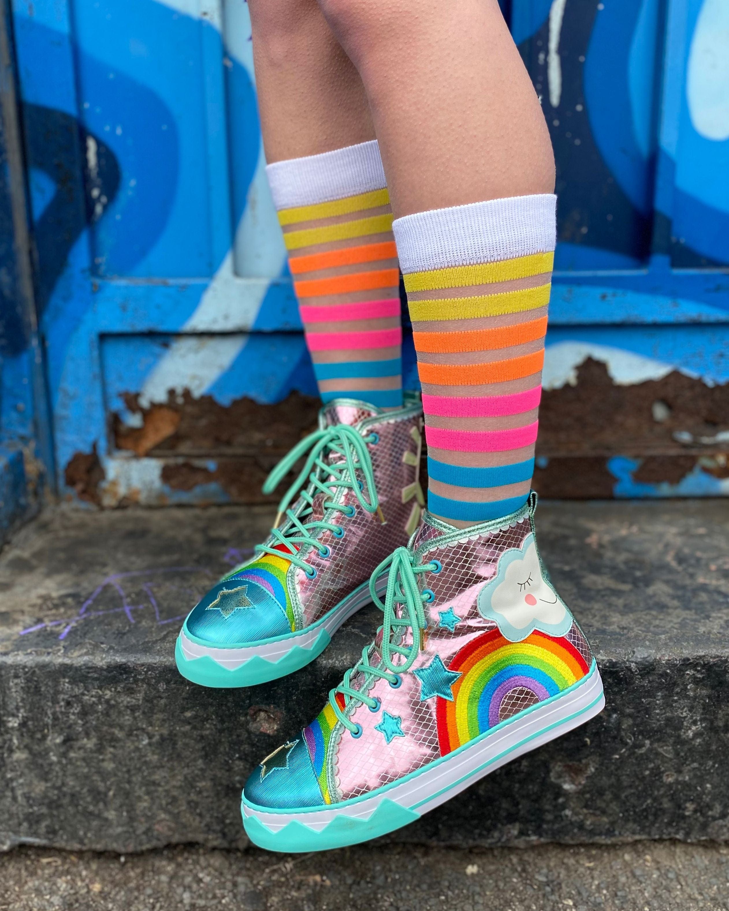 Irregular Choice It's Always Sunny Sneakers Kawaii Gifts
