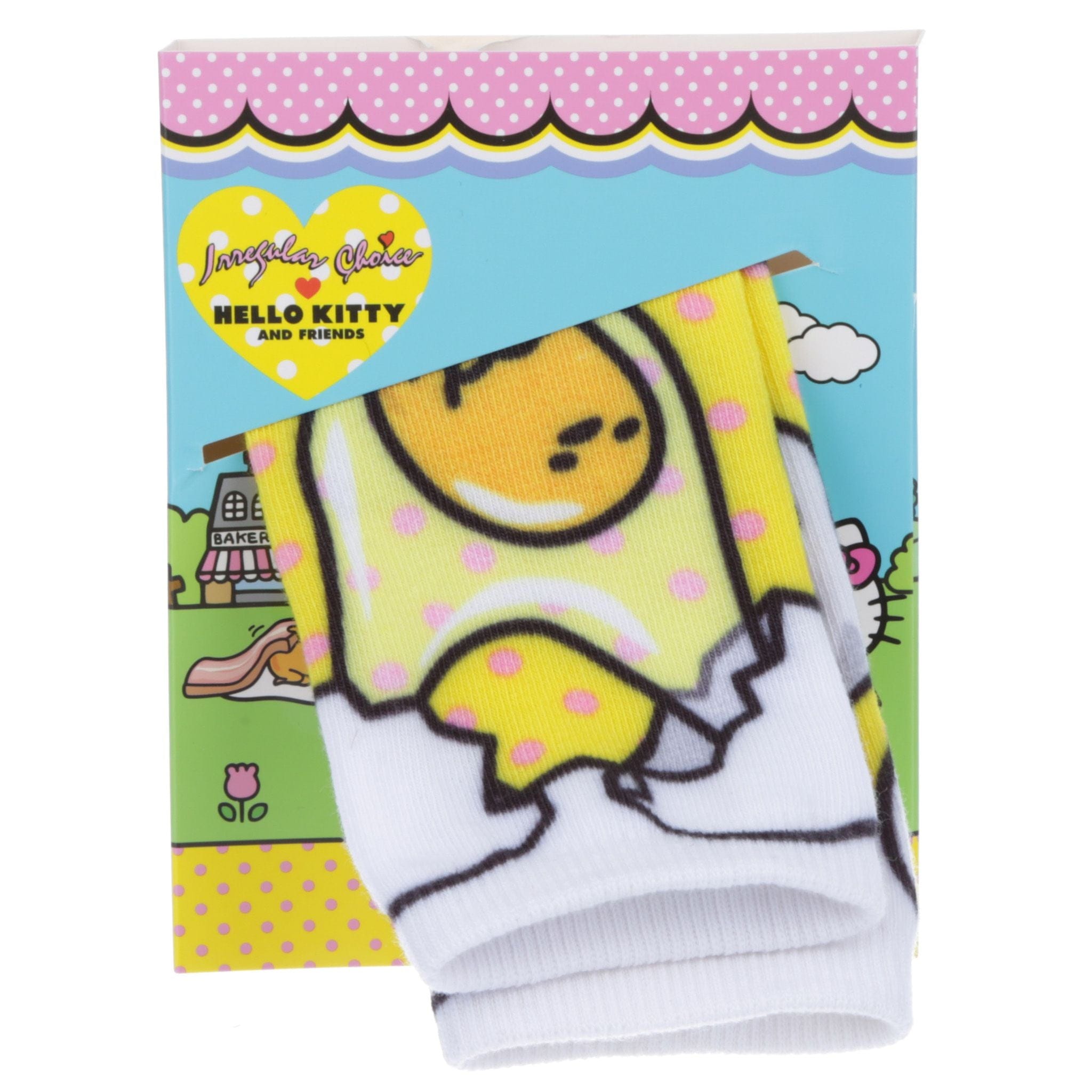 Irregular Choice Gudetama Lazy Egg Socks Kawaii Gifts 5052529692605