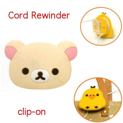 San-X Rilakkuma Cord Rewinder for Ear Phones: Little Bear