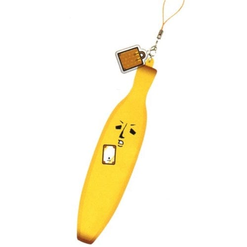 Kamio Banana Boss 4" Squishy Mascot with Accessory Strap: Brief Case