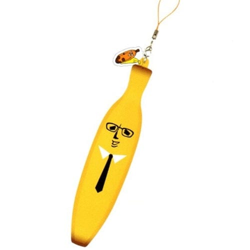 Kamio Banana Boss 4" Squishy Mascot with Accessory Strap: Neck Tie