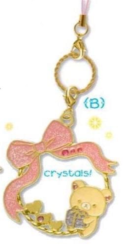 Kawaii Import San-X Rilakkuma Sweets Enamel Phone Strap: Little Bear Kawaii Gifts 4974413566292